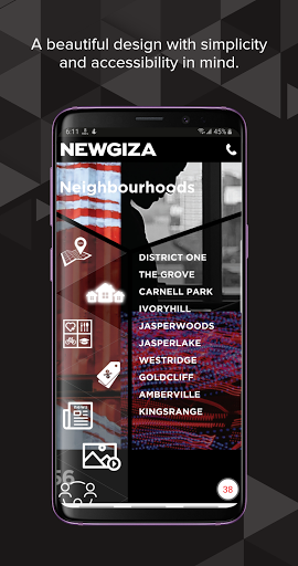 Android application NEWGIZA screenshort