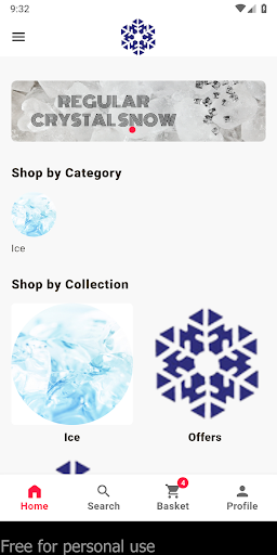 Android application شركة ثلج الحياة screenshort