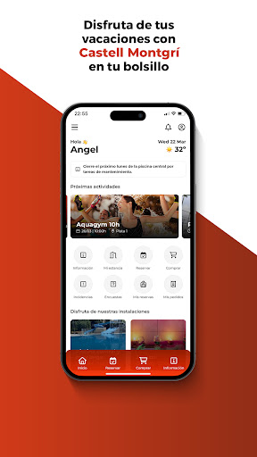 Android application Camping Castell Montgrí screenshort
