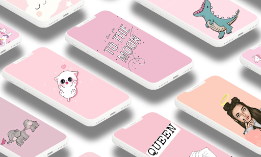 Android application Pink Wallpaper screenshort