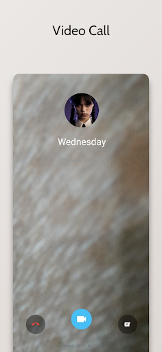 Wednesday Addams Call Prank screenshot