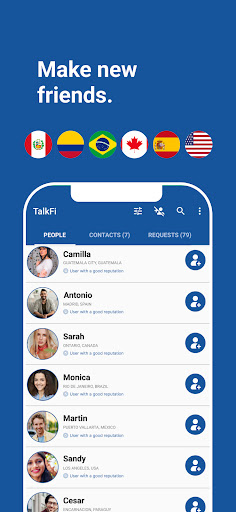 Android application Make Friends App Meet people screenshort