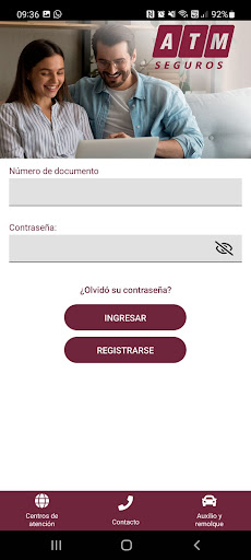 Android application ATM Seguros screenshort