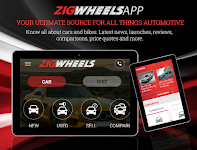 screenshot of Zigwheels - New Cars & Bike Pr