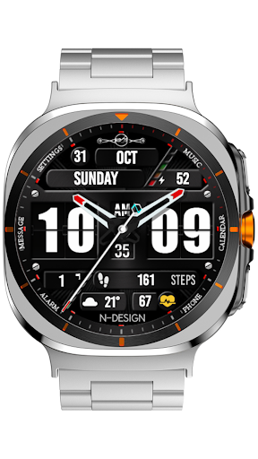 NTV521 - AnaDigital watch face screenshot 0