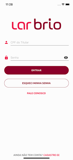 Android application Meu Lar brio screenshort