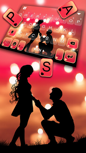 Propose Couple Keyboard Backgr Screen 2