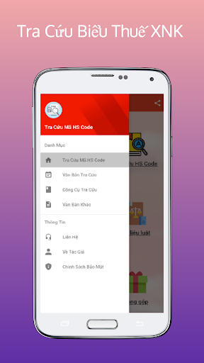 Android application Tra Cứu HS Codes, Mã Hàng Hoá screenshort
