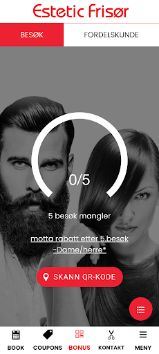 Estetic Frisør Screen 3