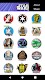 screenshot of Star Wars Stickers: 40th Anniv