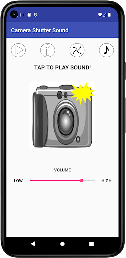 Android application Camera Shutter Sound screenshort