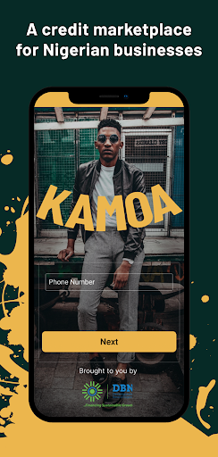 Android application Kamoa - Fair Business Loans screenshort