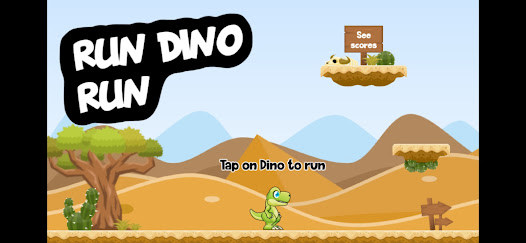 Run DINO Run 1.0.1 APK + Мод (Unlimited money) за Android