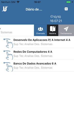 Aplicativo do Professor - UNIM Screen 3