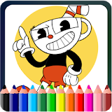 How To Color Cup haed (cup head games) icon