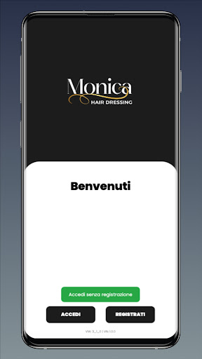 Android application Monica hair dressing screenshort