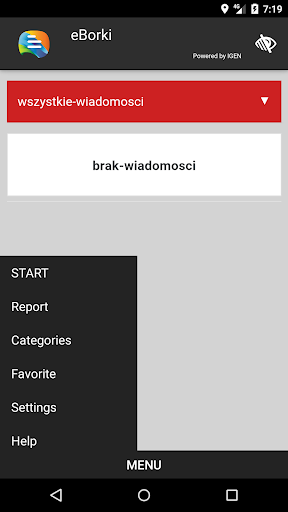 Android application eBorki screenshort