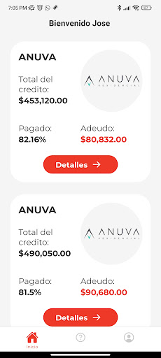 Portal Clientes IDEX Screen 3