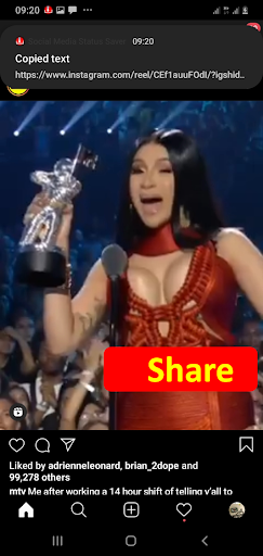 Android application Social Media Video Downloader screenshort