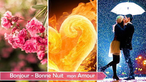 French Good Morning Night Love Screen 2