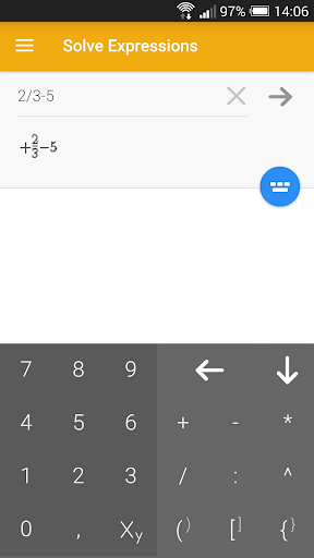 Solve Expressions Screen 2