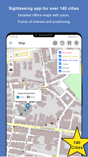 Android application Sightseeing Olbia screenshort
