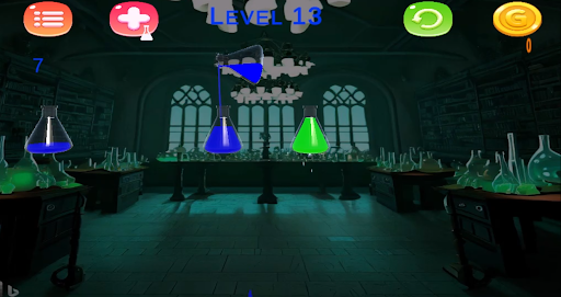 Android application Potion Mastery: Sorting Puzzle screenshort